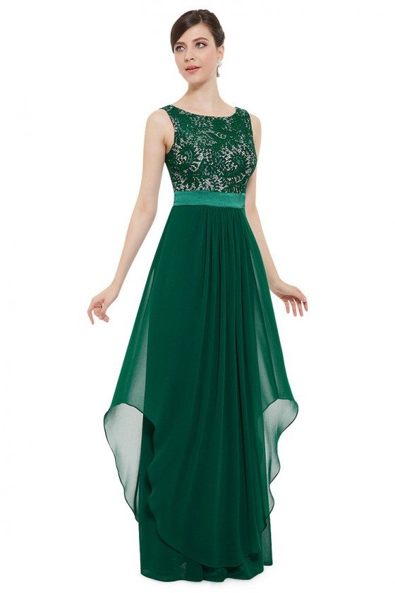 Dark Green Sleeveless Dress