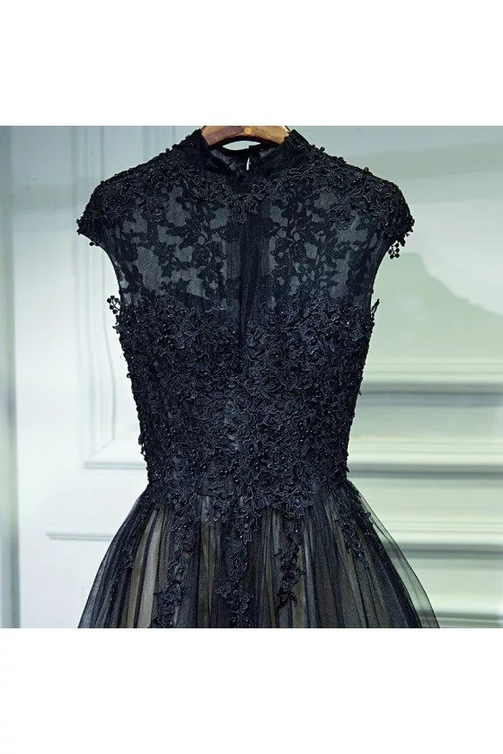 Vintage Long Black Dress