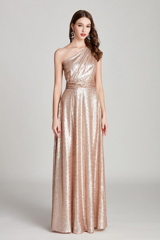 Gold Sparkly Prom Dress